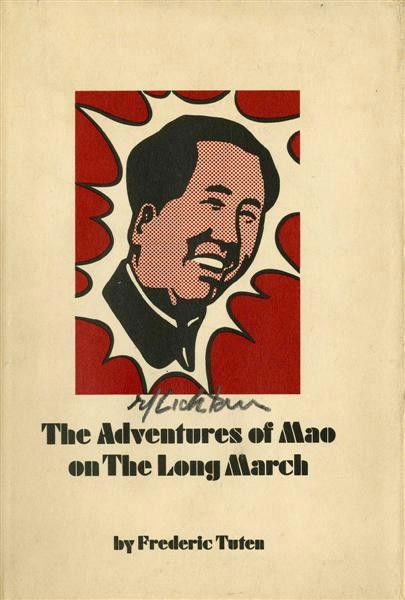 ROY LICHTENSTEIN - Color offset lithograph: Roy Lichtenstein (American, 1923-1997). "Mao". Color offset lithograph. 1971. Signed in pencil, lower middle. Edition of 7,500. White wove paper. The full sheet; untrimmed. Fine impression. Good condi