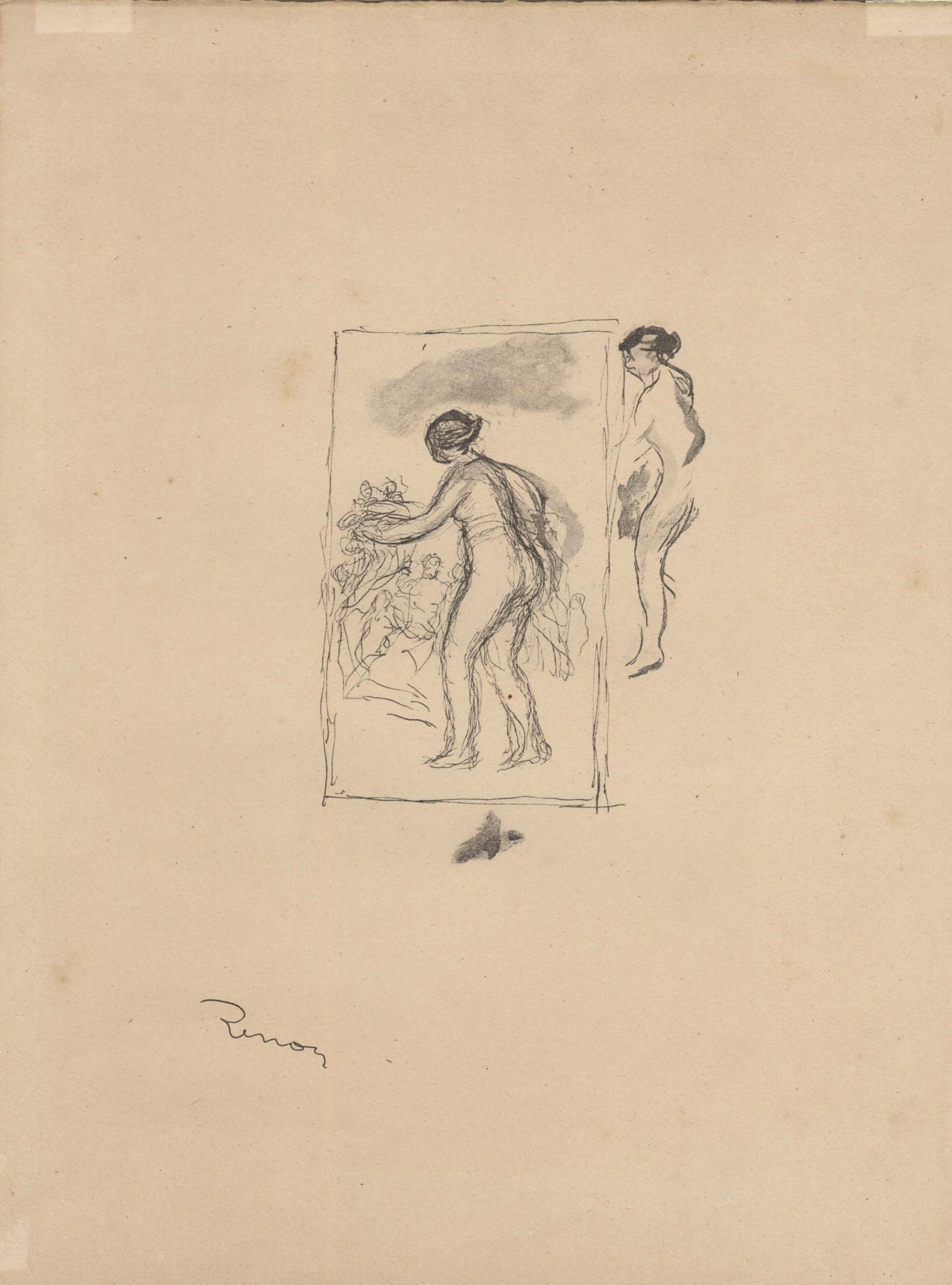 PIERRE-AUGUSTE RENOIR - Femme au cep de vigne - Original lithograph (1 of 1)