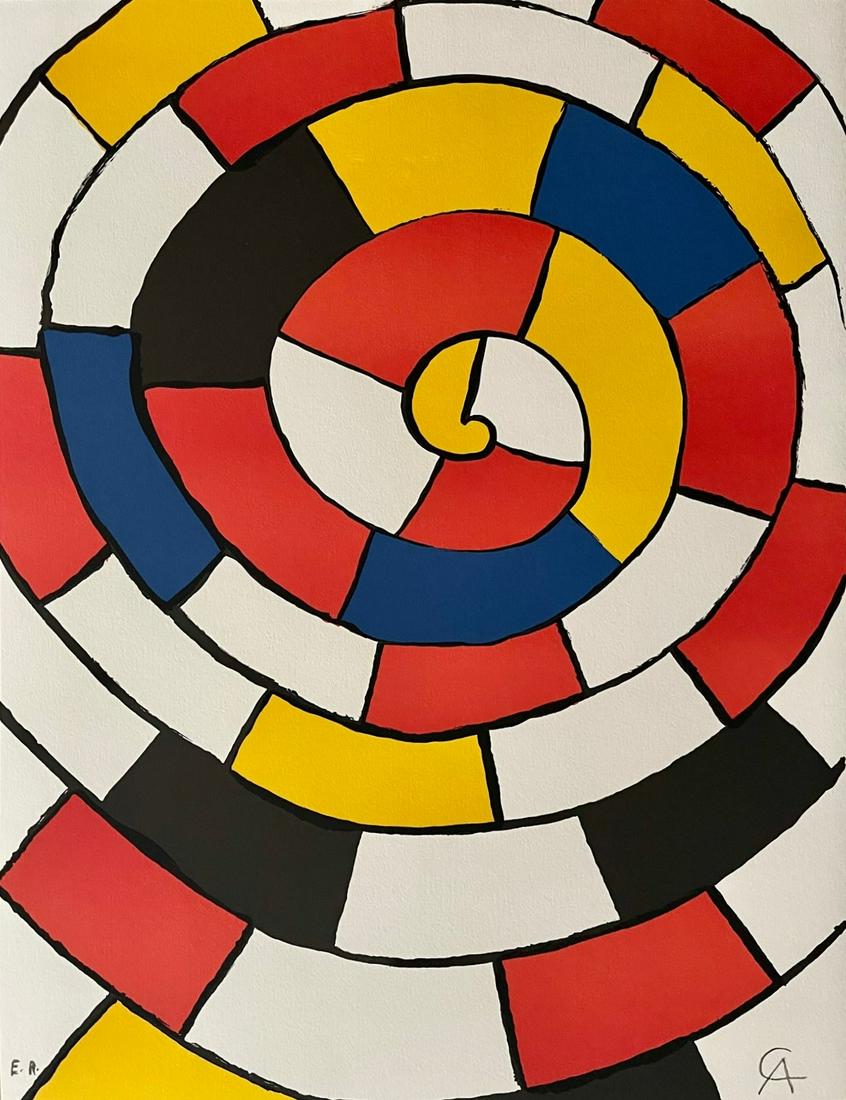 ALEXANDER CALDER - Labyrinthe - Original color lithograph (1 of 1)