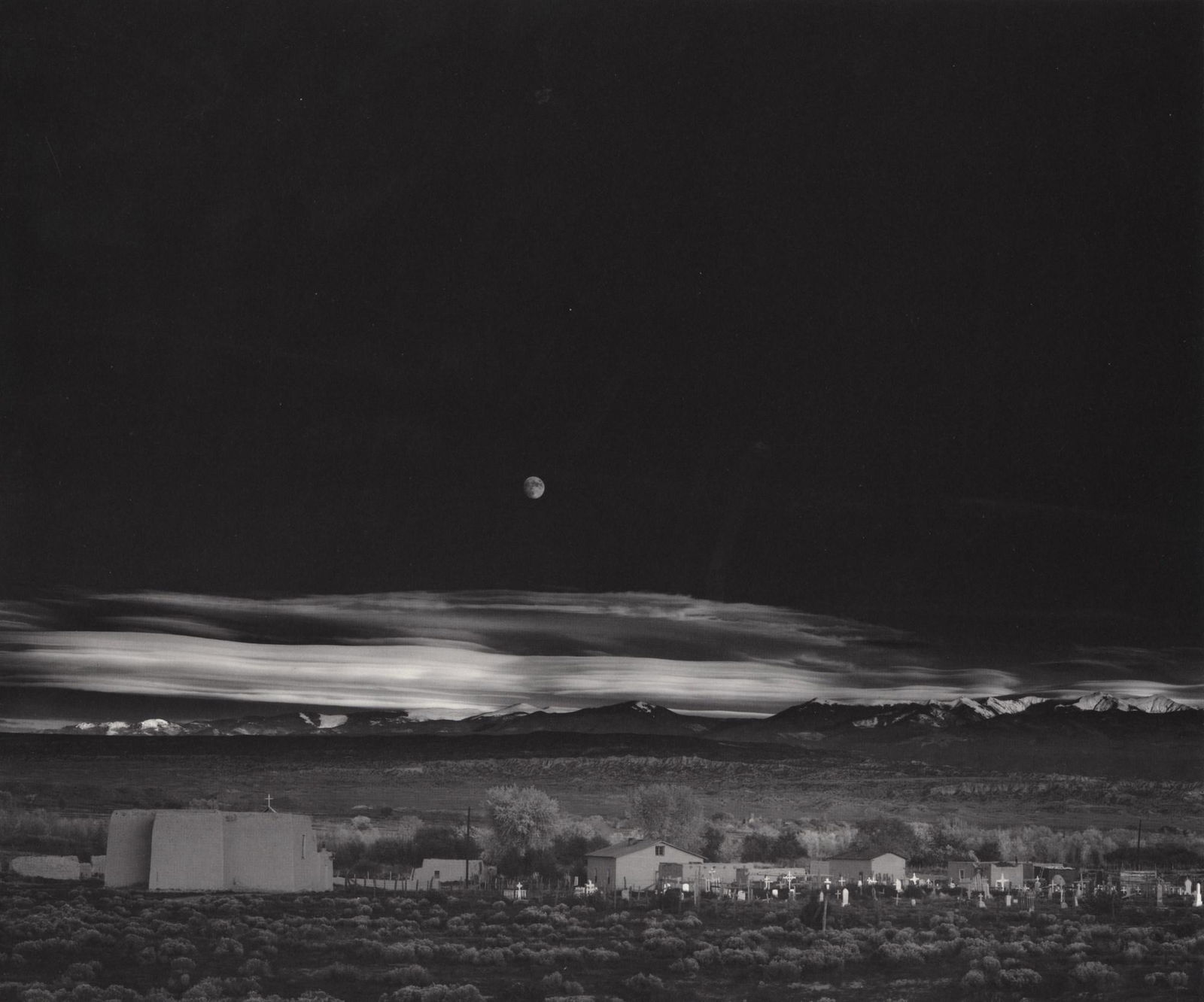 ANSEL ADAMS - Moonrise, Hernandez, New Mexico - Original photogravure (1 of 1)