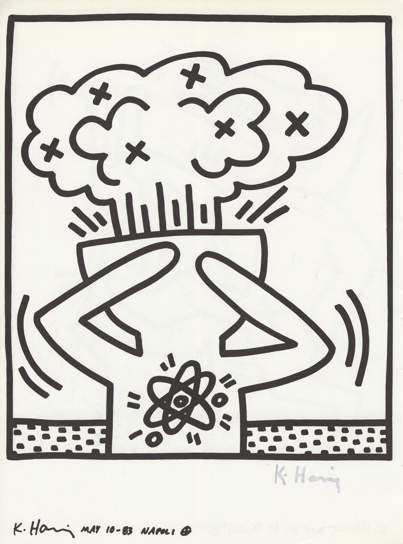 KEITH HARING - Naples Suite #18 - Lithograph (1 of 1)