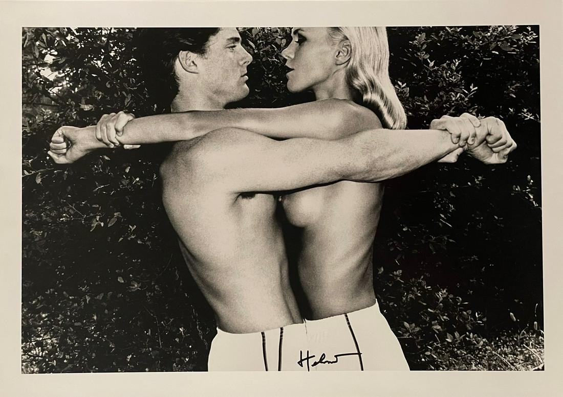 HELMUT NEWTON - The Hug - Original photolithograph (1 of 1)