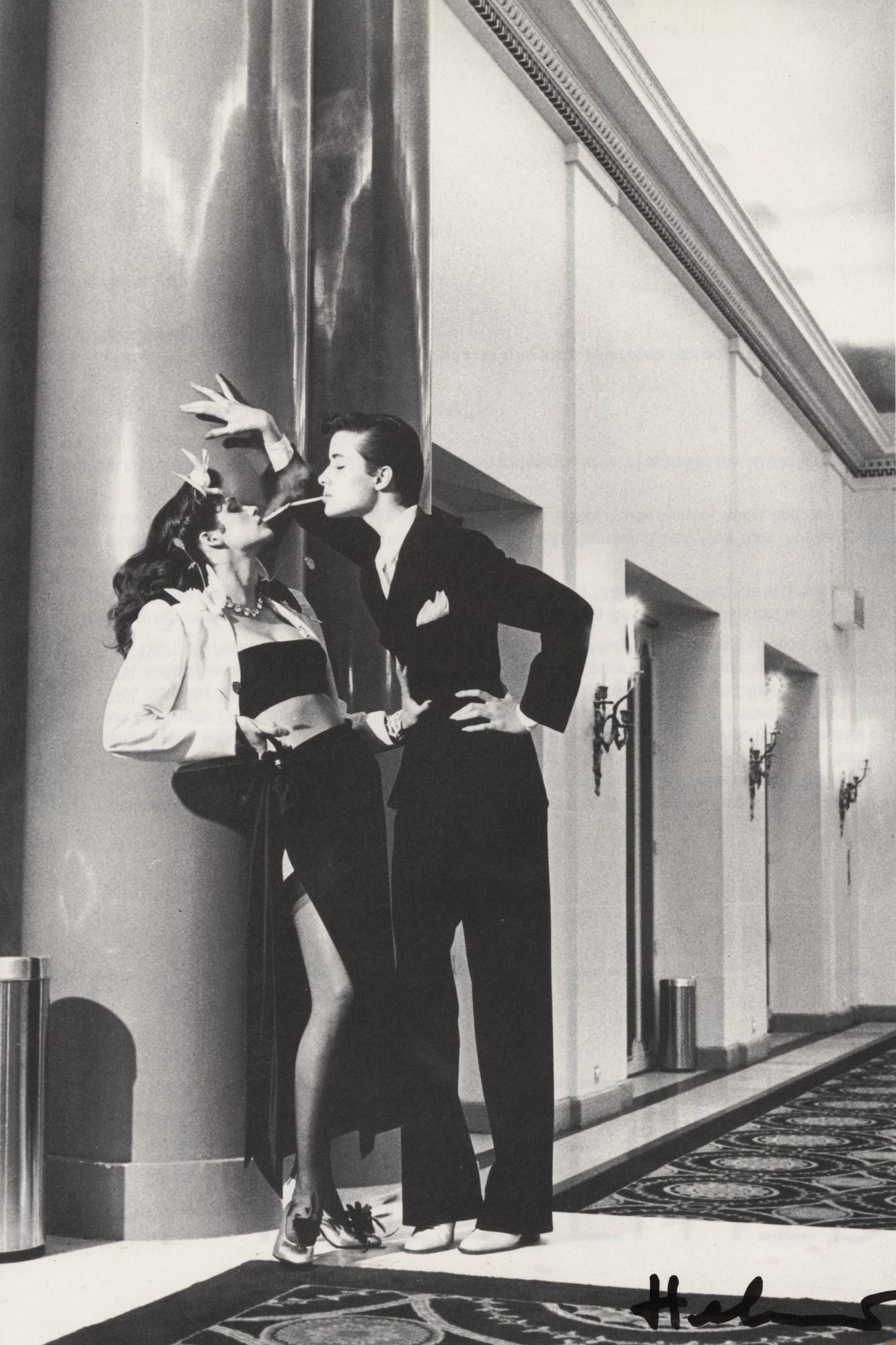 HELMUT NEWTON - Woman Into Man, French Vogue, Paris - Original photolithograph (1 of 1)