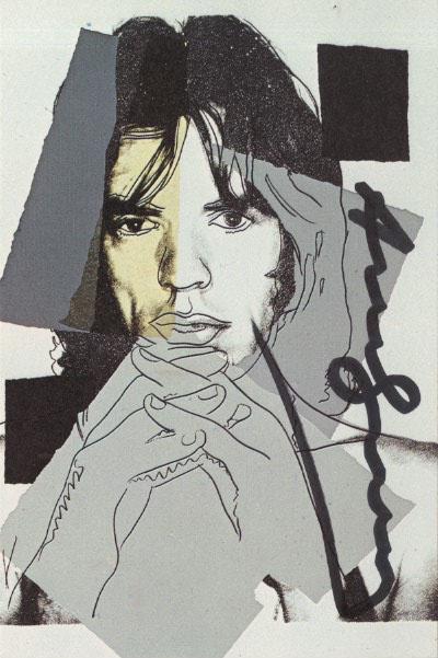 ANDY WARHOL - Mick Jagger #04 (first edition) - Color offset lithograph (1 of 1)