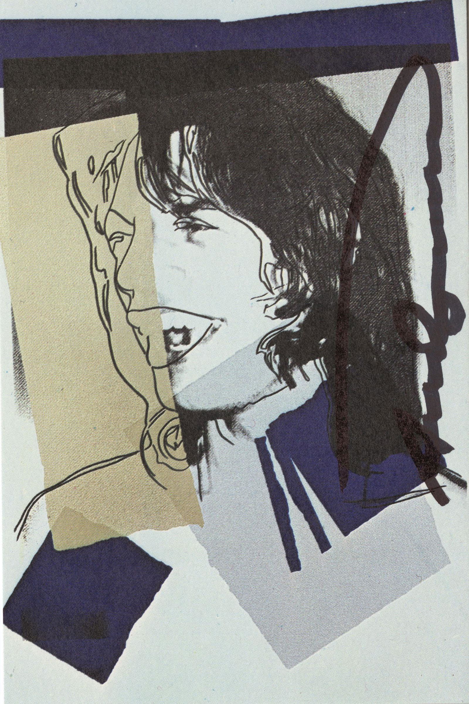 ANDY WARHOL - Mick Jagger #06 (first edition) - Color offset lithograph (1 of 1)