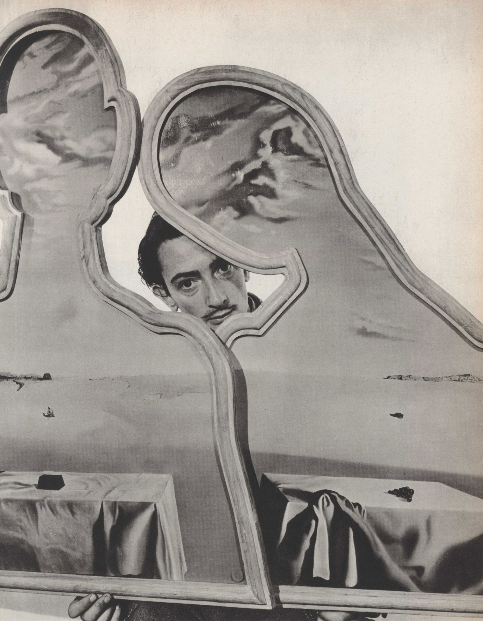 CECIL BEATON - Salvador Dali - Original photogravure: Artist: Cecil Beaton (English, 1904 - 1980). Title: "Salvador Dali". Medium: Original photogravure. Date: Composed 1936. Printed later. Dimensions: Image size: 11 1/8 x 8 5/8 in. (283 x 219 m