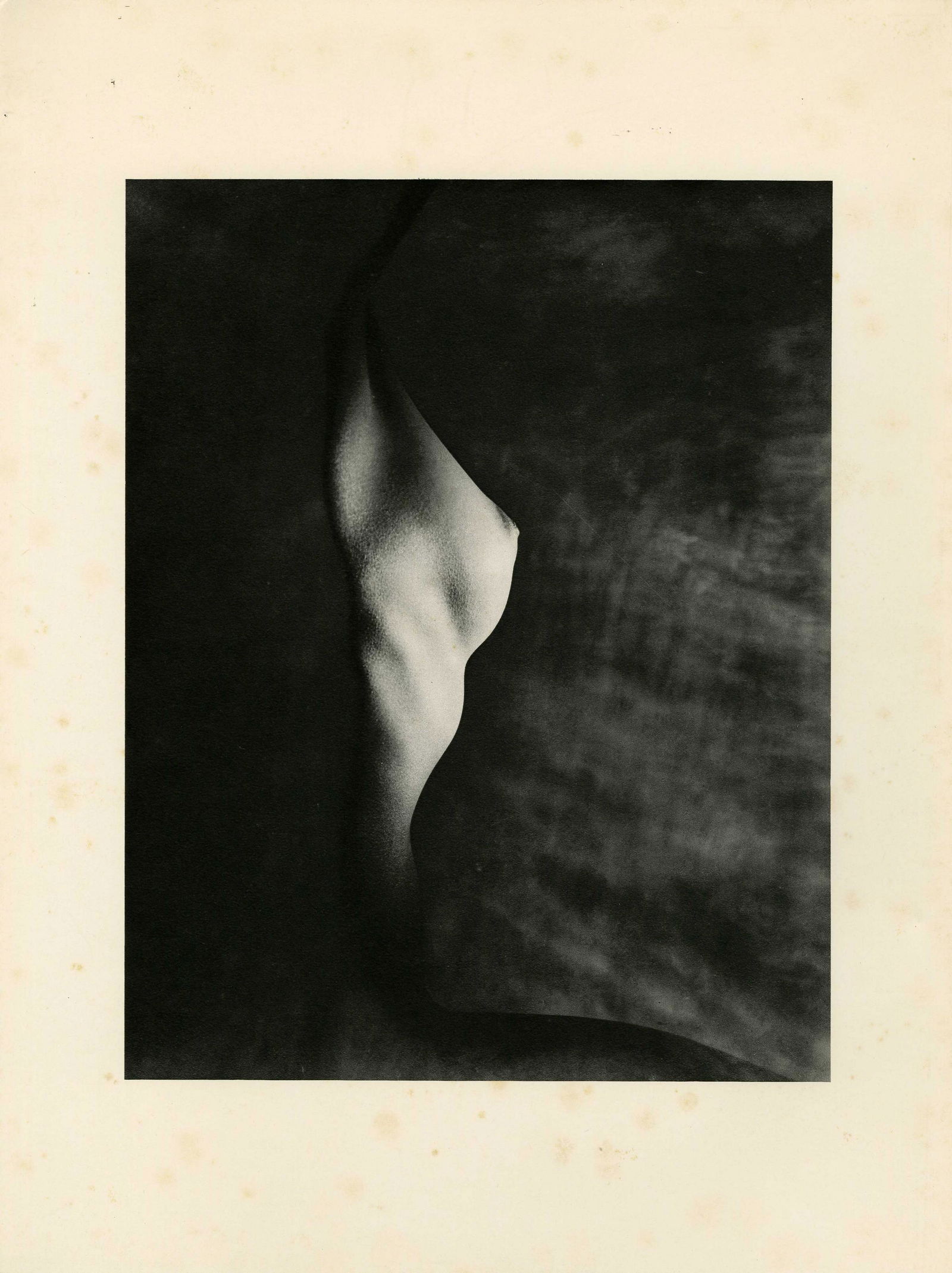 ERWIN BLUMENFELD - Silhouette of a Breast - Original photogravure (1 of 1)