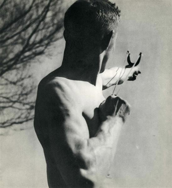 PIERRE BOUCHER - Original vintage photogravure: Pierre Boucher (French, 1908-2000). "Fronde". Original vintage photogravure. c1934. Printed 1934. 9 5/8 x 8 7/8 in. (244 x 225 mm). [24309]