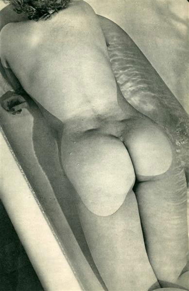 BRASSAI [GYULA HALASZ] - Original vintage photogra: Brassai [Gyula Halasz] (Hungarian/French, 1899-1984). "Le Nu Realiste #007". Original vintage photogravure. c1949. Printed 1949. 9 3/4 x 6 3/8 in. (248 x 162 mm). [23794]