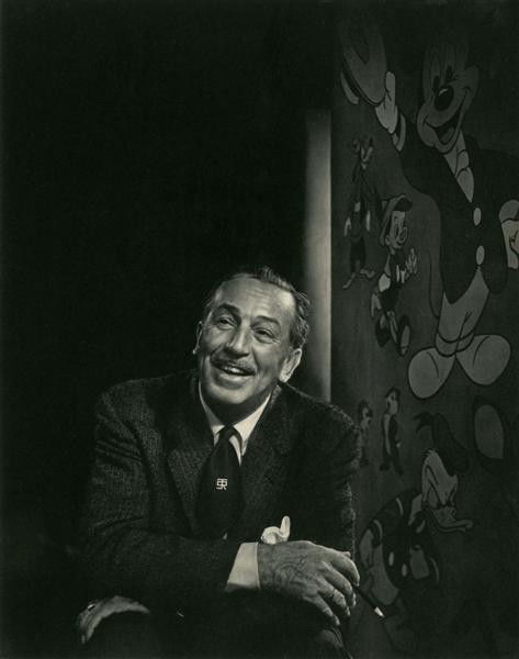 YOUSUF KARSH - Original vintage photogravure: Yousuf Karsh (Armenian/Canadian, 1908-2002). "Walt Disney". Original vintage photogravure. 1940s. Printed 1959. Fine condition. 11 15/16 x 9 3/8 in. (303 x 238 mm). [24788]