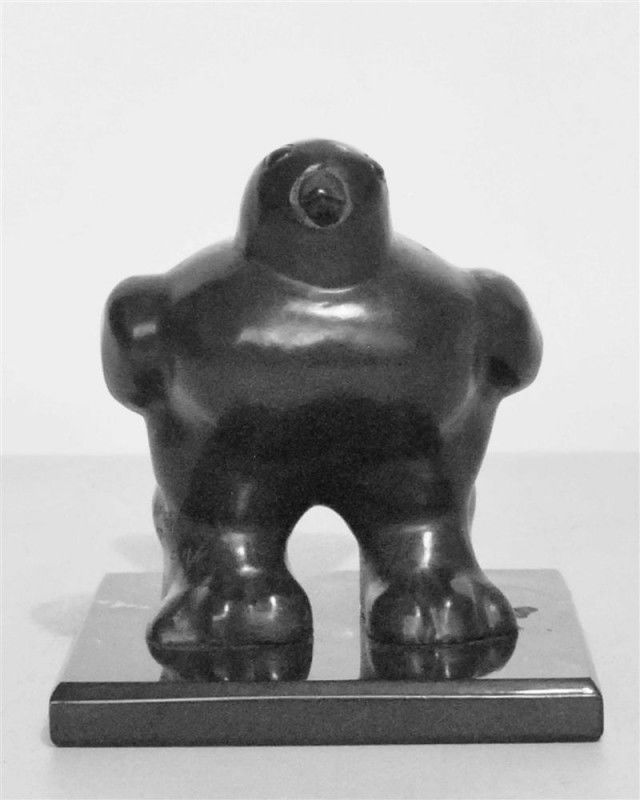 FERNANDO BOTERO [ATTRIB] - Bronze scuplture with: Fernando Botero [attrib] (Columbian, b.1932). "Paloma". Bronze scuplture with dark brown patina. 1992. Inscribed "F. Botero" and dated "1992" and numbered "4/6". Edition of six. Fine, quality casting.