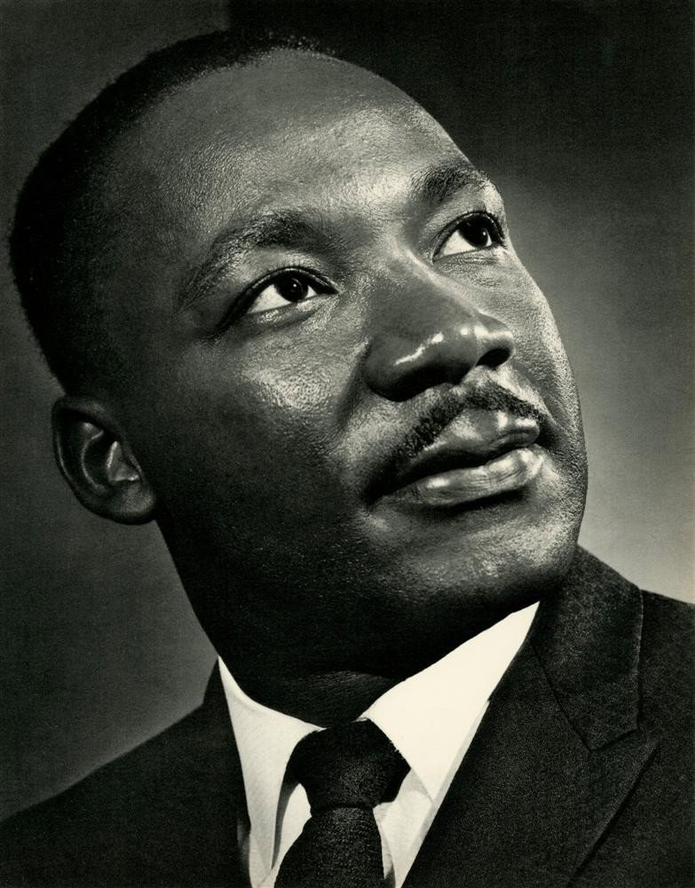 YOUSUF KARSH - Original vintage photogravure: Yousuf Karsh (Armenian/Canadian, 1908-2002). "Martin Luther King, Jr". Original vintage photogravure. 1962. Printed 1967. Fine condition. Image size: 12 x 9 7/16 in. (305 x 240 mm). [25511]