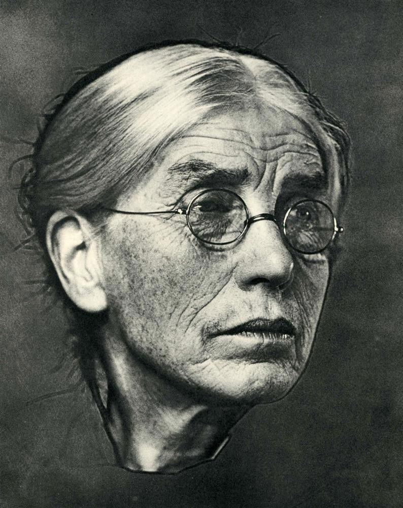 JOHN SOMERSET MURRAY - Original vintage photograv: John Somerset Murray (English, 1904-1992). "Portrait of Mrs. Somerset Murray [partial reversal process with solarization]". Original vintage photogravure. c1935. Printed 1935. Mrs. Somerset Murray was
