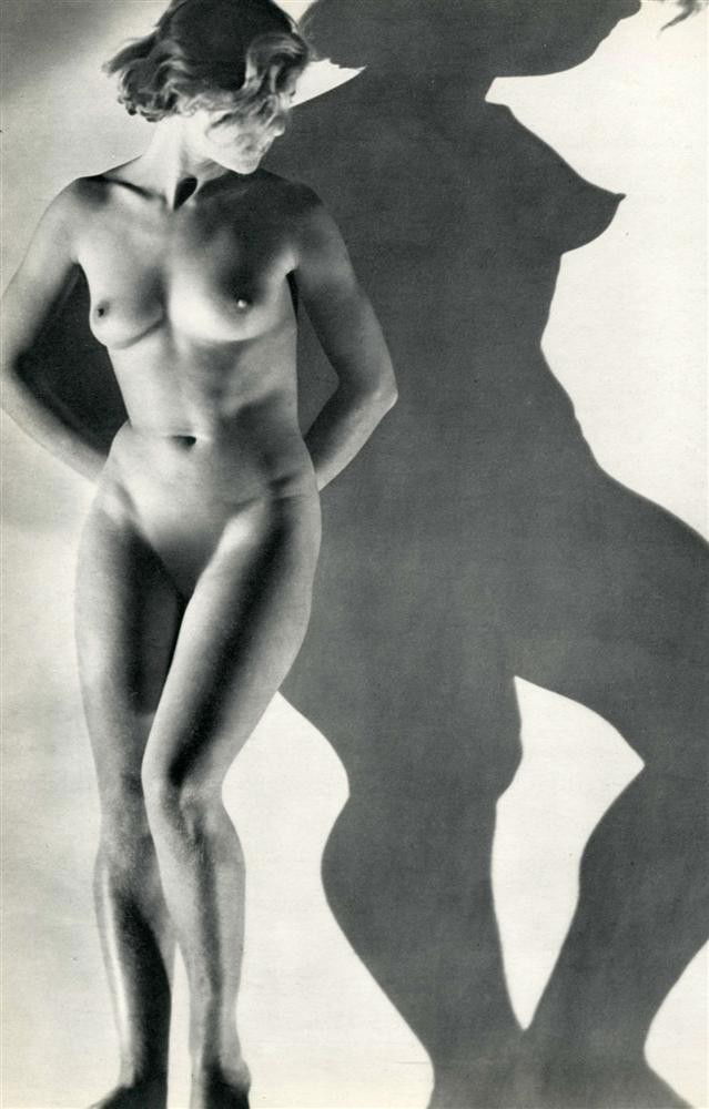 DORA MAAR - Original vintage photogravure: Dora Maar (French, 1907-1997). "Femme Nu #55". Original vintage photogravure. c1935. Printed 1935. Very good condition. Marr was born Henriette Theodora Markovitch. Image size: 11 1/2 x 7 7/16 in. (29