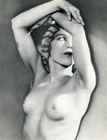 MAN RAY - Original vintage photogravure: Man Ray (American, 1890 - 1976). "Femme Nu avec les Bras Augmentes [descriptive title]". Original vintage photogravure. c1931. Printed 1932. Fine condition. Image copyright © 2006 ADAGP/Man Ray Trust
