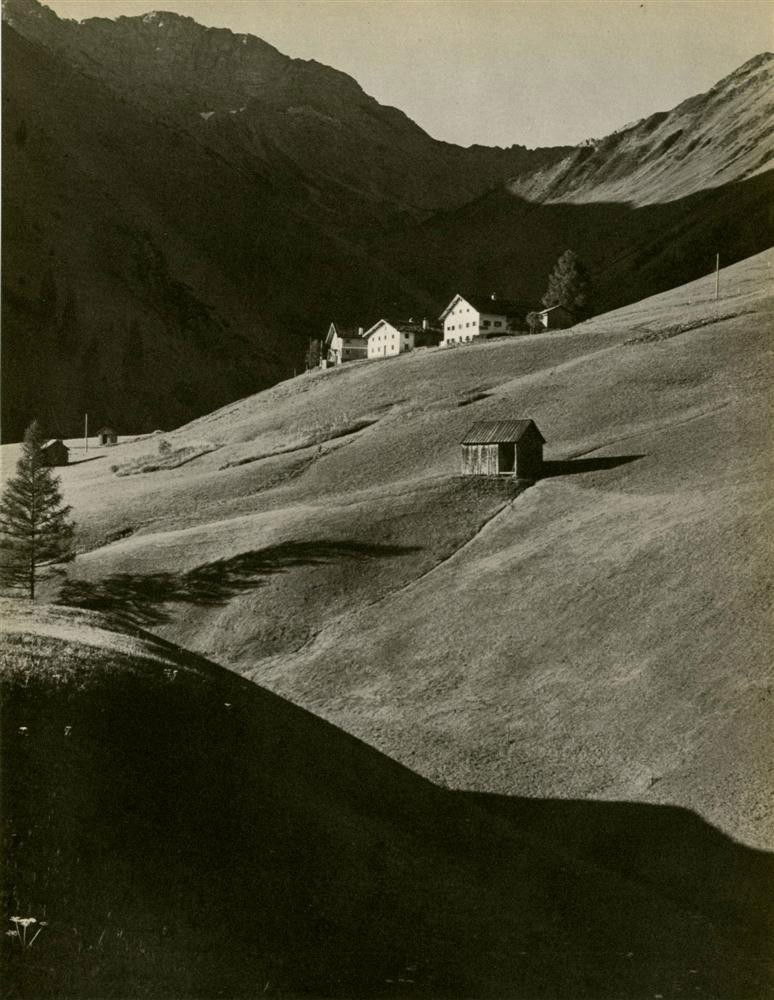 ELIOT PORTER - Original vintage photoengraving: Eliot Porter (American, 1901-1990). "Berwang, Tyrol, Austria". Original vintage photoengraving. c1936. Printed 1937. Very good condition. Image size: 10 5/8 x 8 1/4 in. (270 x 210 mm). Starting bid $4