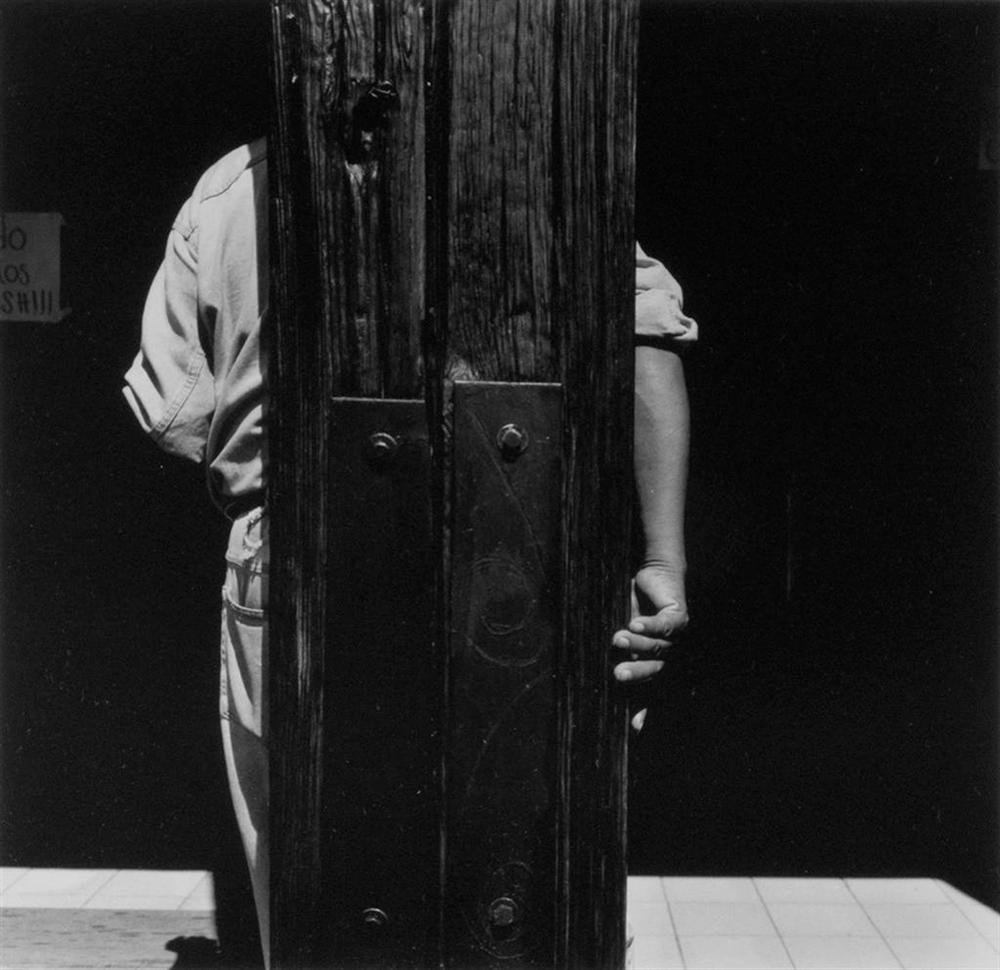 PABLO AGUINACO LLANO - Gelatin silver print: Pablo Aguinaco Llano (Mexican, b. 1950). "Manos". Gelatin silver print. 2010. Printed 2010. Signed lower right. Fine condition. Aguinaco is best known for his strong and expressionist color work. His 