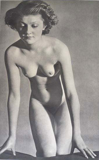 BRASSAI [GYULA HALASZ] - Original vintage photogra: Brassai [Gyula Halasz] (Hungarian/French, 1899-1984). "Nue #01". Original vintage photogravure. c1936. Printed 1938. Image size: 11 3/16 x 8 7/8 in. (284 x 225 mm). [23550] {R100}