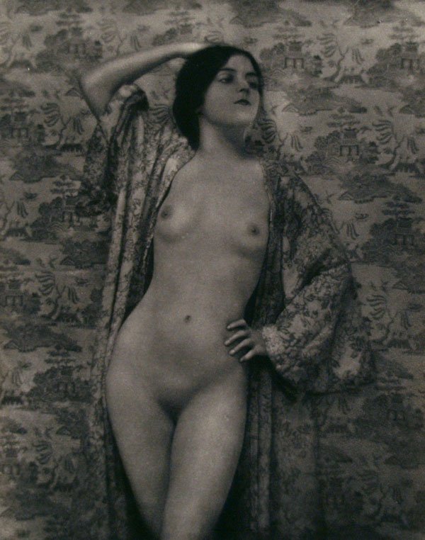 EMIL OTTO HOPPE - Original vintage photogravure: Emil Otto Hoppe (German/British, 1878-1972). "Yvonne". Original vintage photogravure. c1933. Printed 1933. Image size: 9 7/16 x 7 7/16 in. (240 x 189 mm). [22751] {R100}
