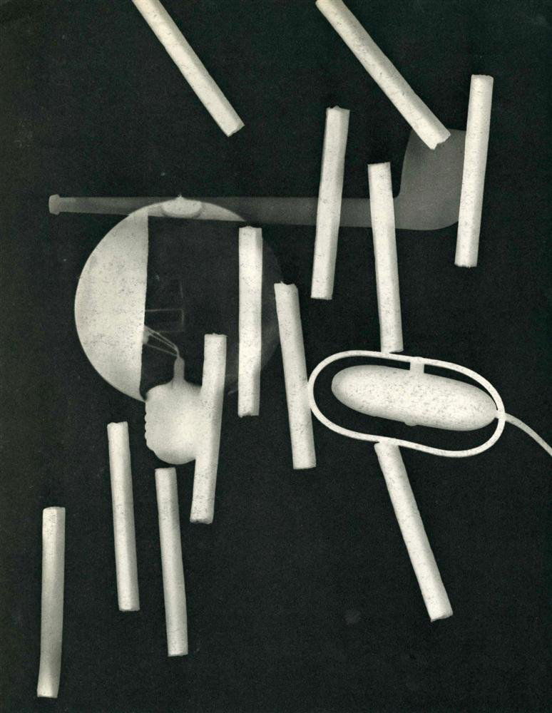 MAN RAY - Original vintage photogravure: Man Ray (American, 1890 - 1976). "Rayograph - Cigarettes". Original vintage photogravure. 1923. Printed 1934. Image copyright © ADAGP/BNF - Artists Rights Society (ARS), New York / ADAGP, Paris. Imag
