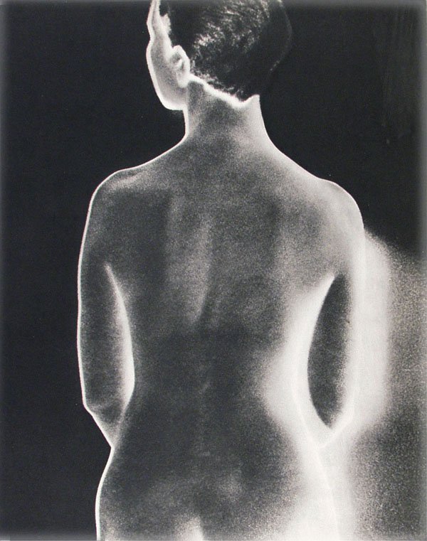 MAN RAY - Original vintage photogravure: Man Ray (American, 1890 - 1976). "Black Back". Original vintage photogravure. 1929. Printed 1937. Fine condition. A variant of the full-length solarization negative. See: www.manraytrust.com, pg. 16. 