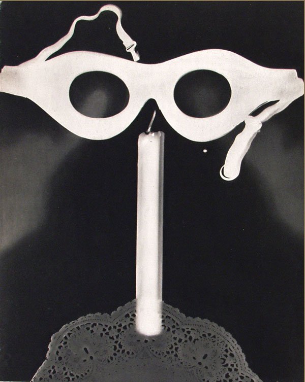 MAN RAY - Original vintage photogravure: Man Ray (American, 1890 - 1976). "Rayograph - Mask". Original vintage photogravure. c1920-1934. Printed 1934. Image copyright © ADAGP/BNF - Artists Rights Society (ARS), New York / ADAGP, Paris. Imag