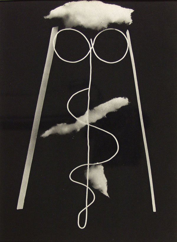 MAN RAY - Original vintage photogravure: Man Ray (American, 1890 - 1976). "Rayograph - Moustache and Goatee". Original vintage photogravure. c1920-1928. Printed 1934. Image copyright © ADAGP/BNF - Artists Rights Society (ARS), New York / AD