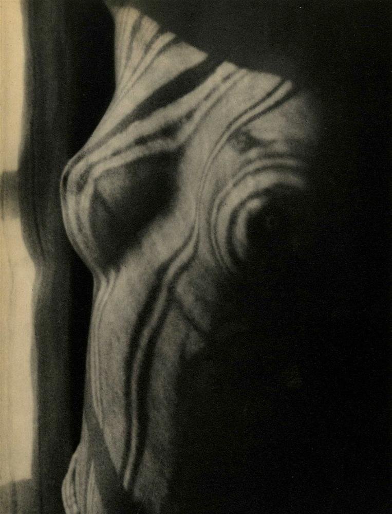 MAN RAY - Original vintage photogravure: Man Ray (American, 1890 - 1976). "Torso (Return to Reason)". Original vintage photogravure. 1923. Printed 1937. Fine condition. A variant of the full-size negative. Image copyright © 2006 ADAGP/Man R