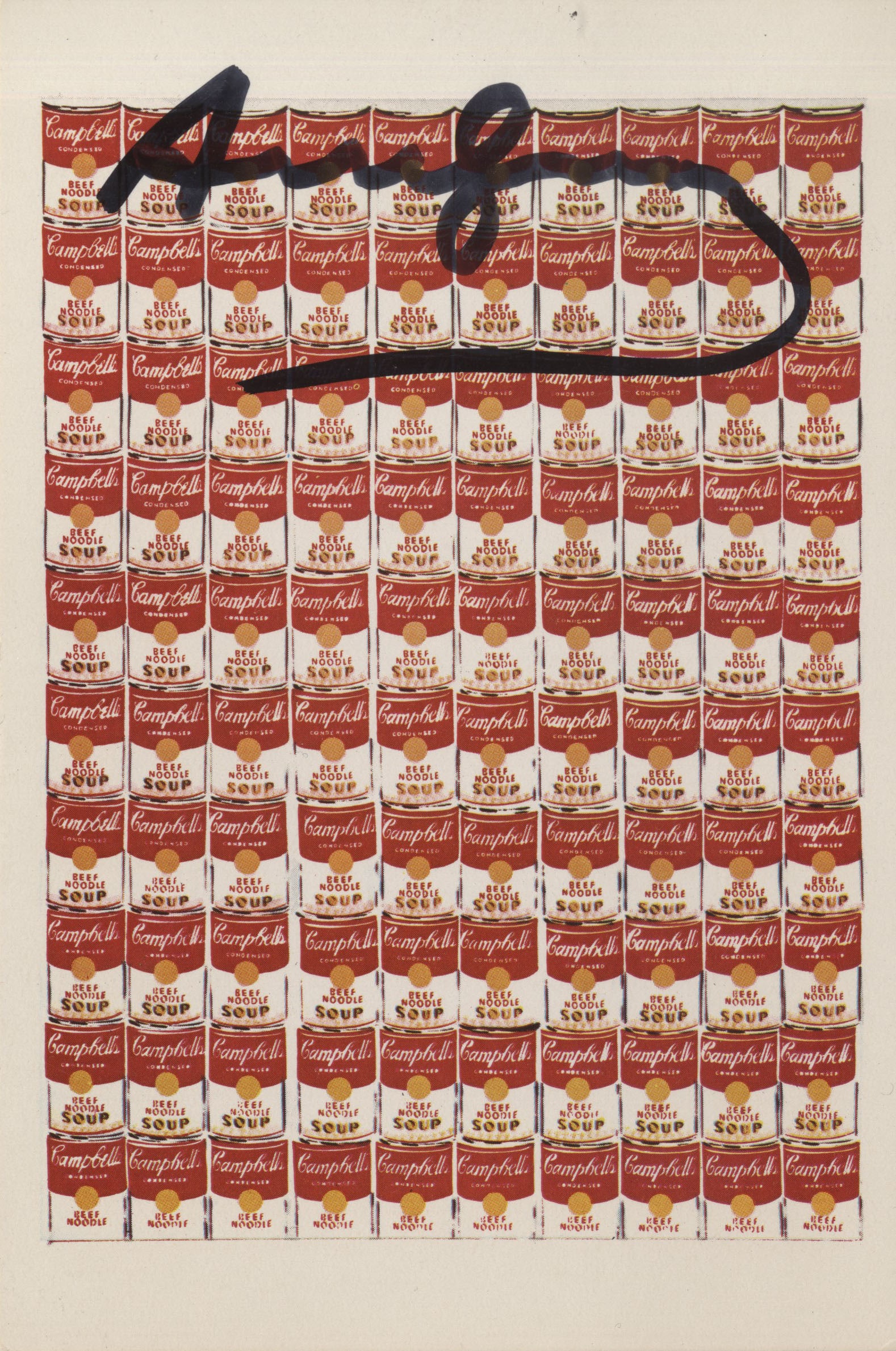 ANDY WARHOL - 100 Cans - Color offset lithograph (1 of 2)
