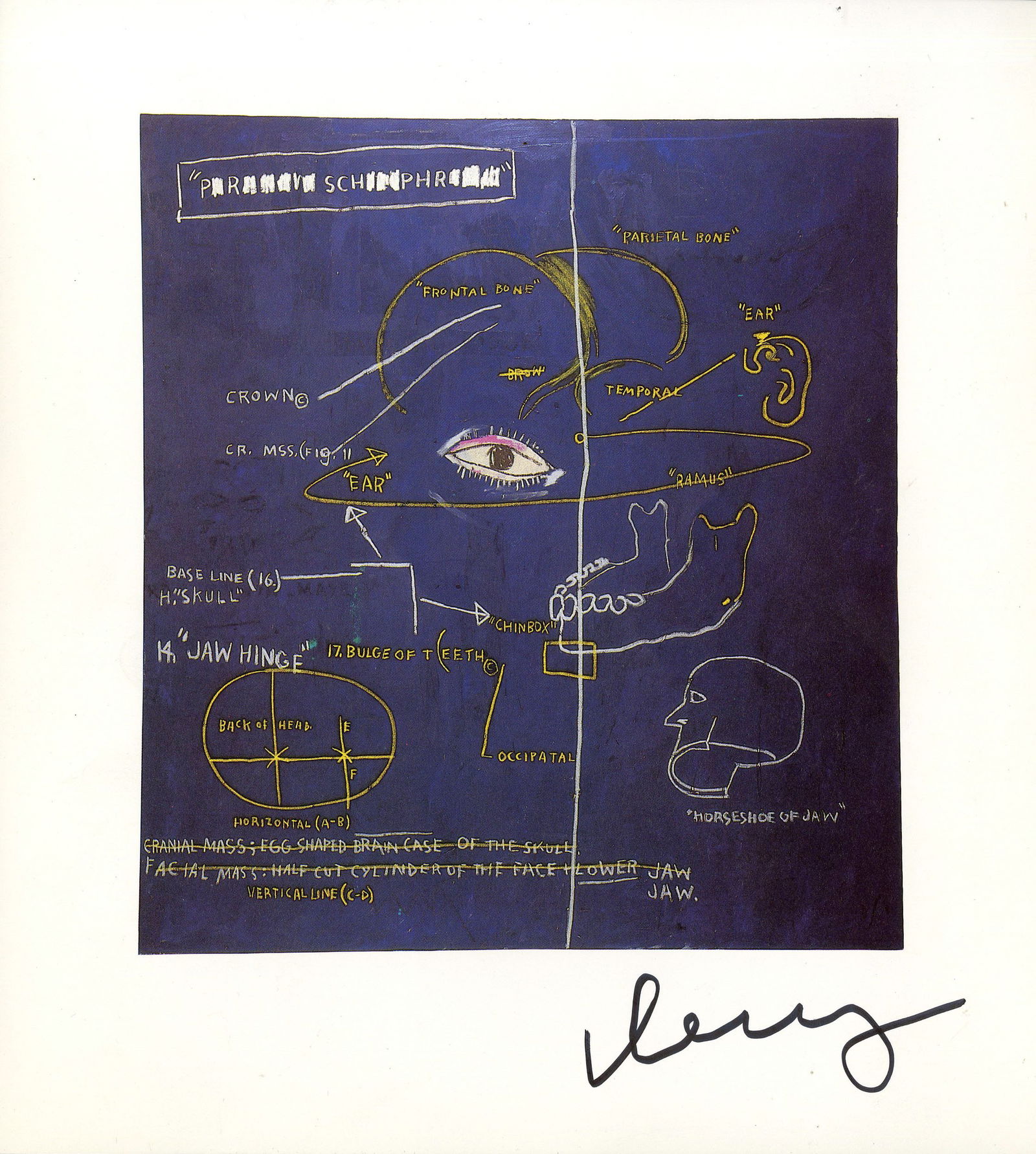 JEAN-MICHEL BASQUIAT - Masonic Lodge - Color offset lithograph (1 of 1)