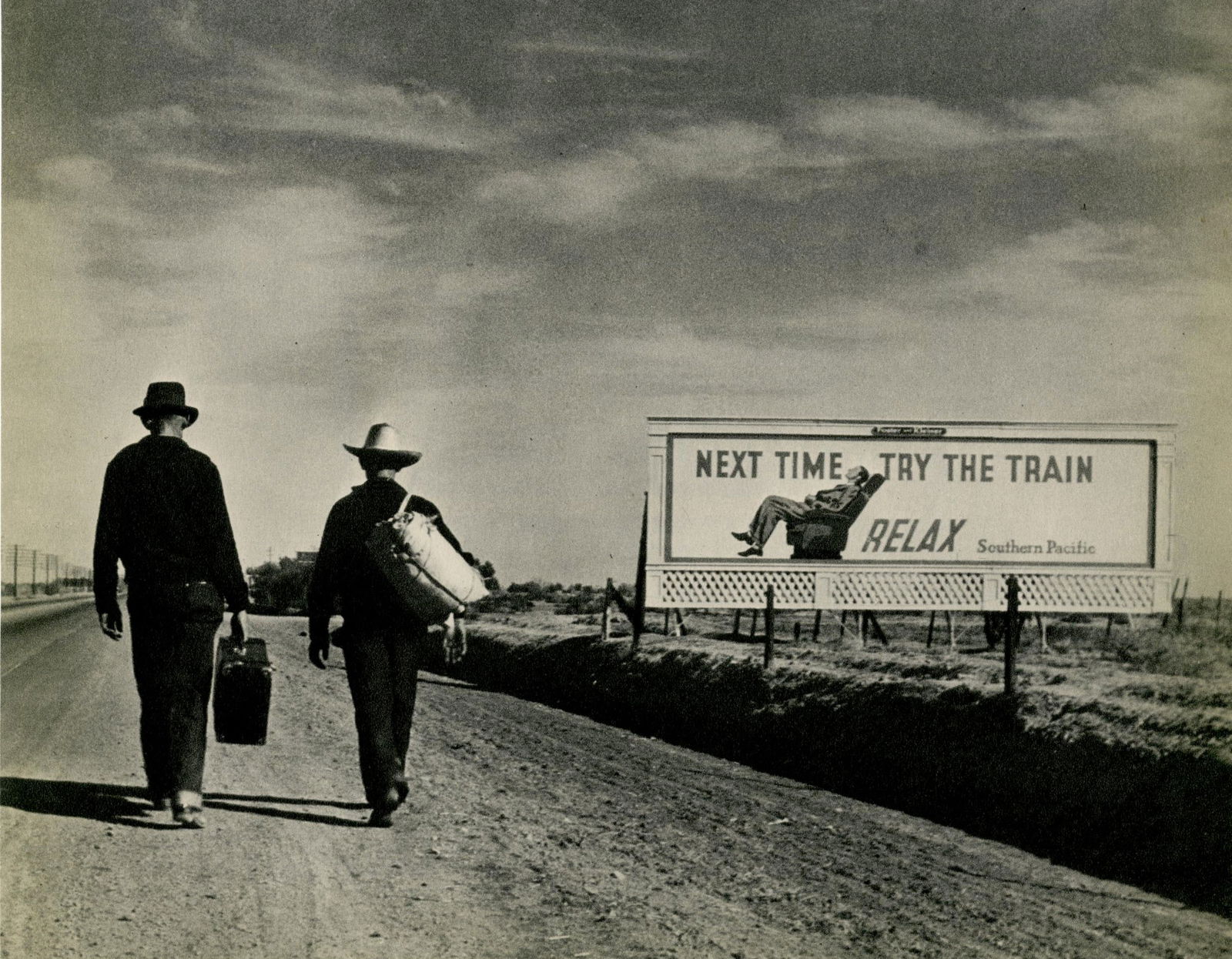 DOROTHEA LANGE - Next Time Try the Train - Original vintage photogravure (1 of 1)