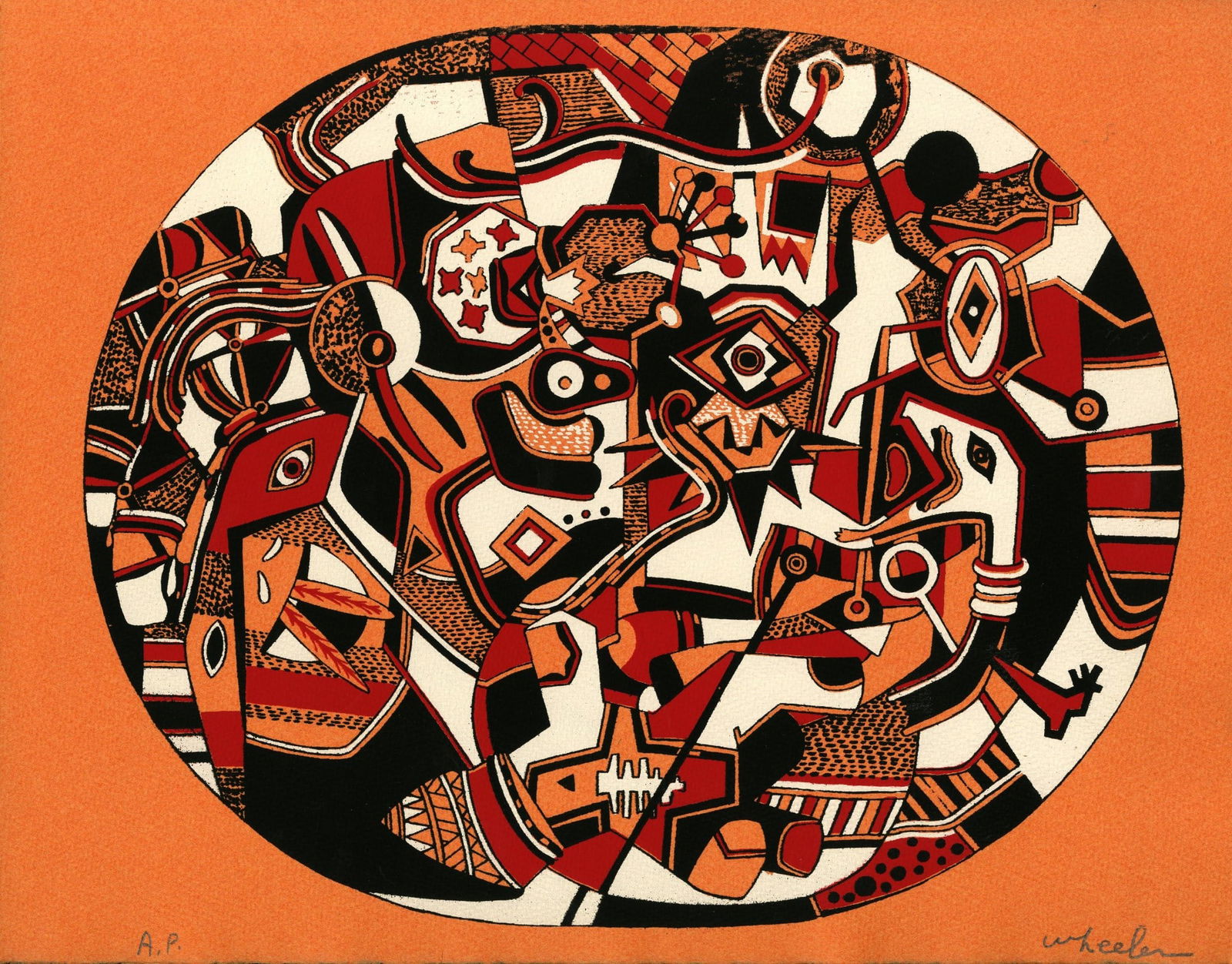 STEVE WHEELER - Introducing Miss America - Original color silkscreen (1 of 1)