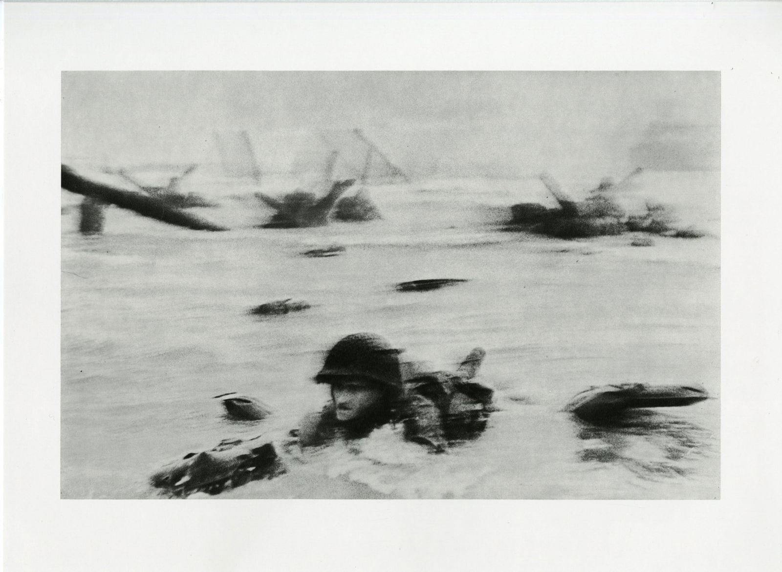 ROBERT CAPA - Omaha Beach, Normandy, France: D-Day, June 6, 1944 - Original photogravure (1 of 1)