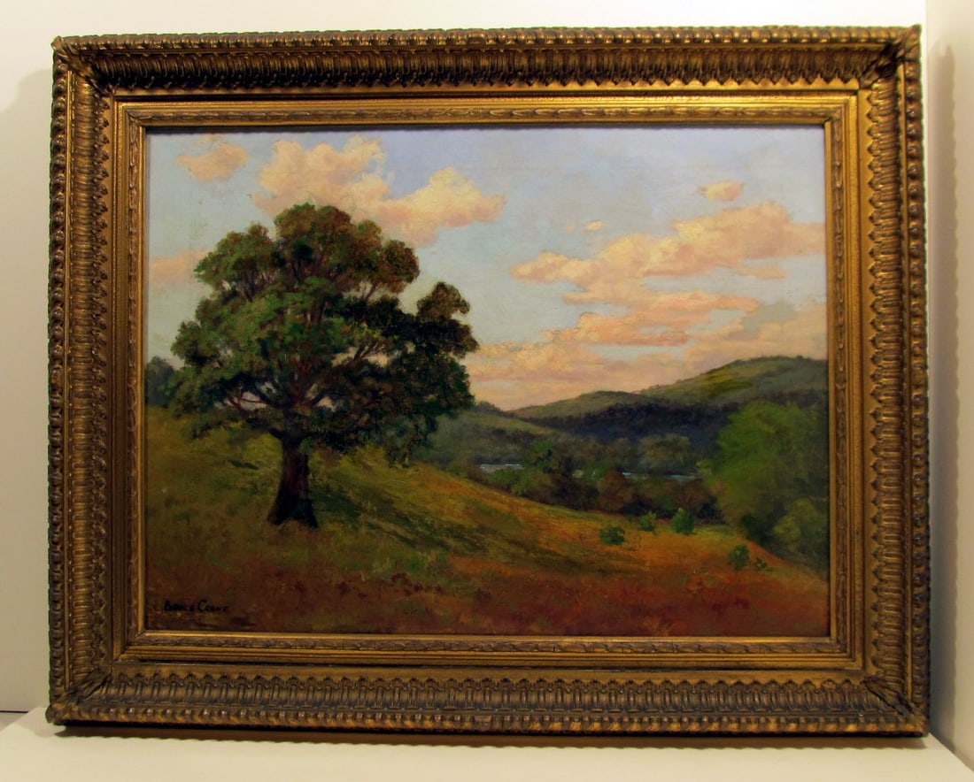 BRUCE CRANE [imputée] - The Lone Tree - Oil on canvas: Artist: Bruce Crane [imputée] (American, 1857-1937). Title: "The Lone Tree". Medium: Oil on canvas. Date: Composed c1924. Dimensions: Frame size: 24 1/4 x 30 1/4 in. (616 x 768 mm). Imag