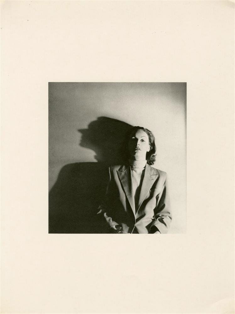 CECIL BEATON - Original photogravure: Cecil Beaton (English, 1904 - 1980). "Greta Garbo". Original photogravure. 1946. Printed later. Very good condition, with tissue guard. Overall size: 15 5/8 x 11 3/4 in. (397 x 298 mm). Image size: 7