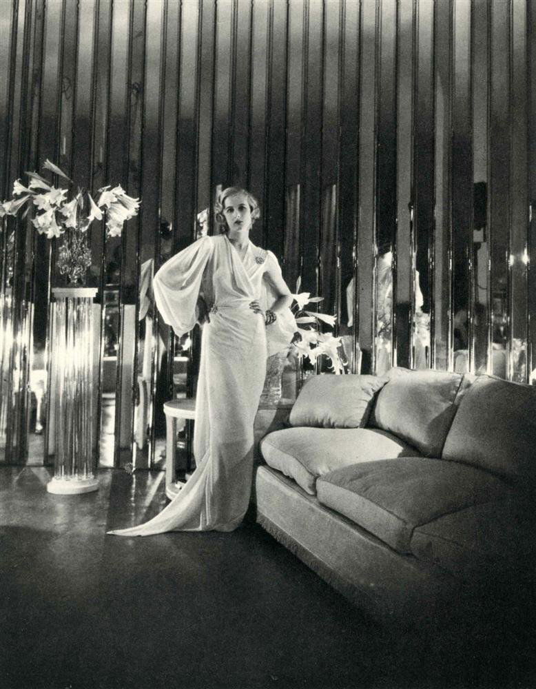 CECIL BEATON - Original vintage photogravure: Cecil Beaton (English, 1904 - 1980). "Portrait #42". Original vintage photogravure. c1933. Printed 1933. Image size: 8 7/8 x 7 in. (225 x 178 mm). [23934] {R100}