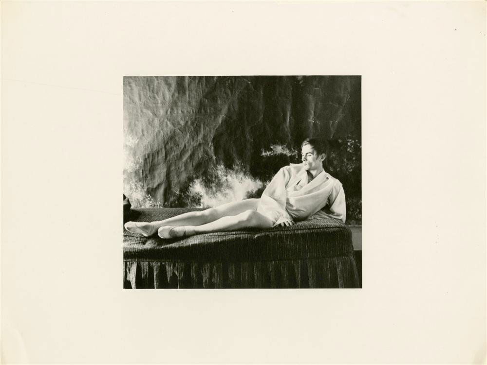 CECIL BEATON - Original photogravure: Cecil Beaton (English, 1904 - 1980). "Rudolf Nureyev". Original photogravure. 1962. Printed later. Very good condition, with tissue guard. Overall size: 11 3/4 x 15 5/8 in. (298 x 397 mm). Image size: