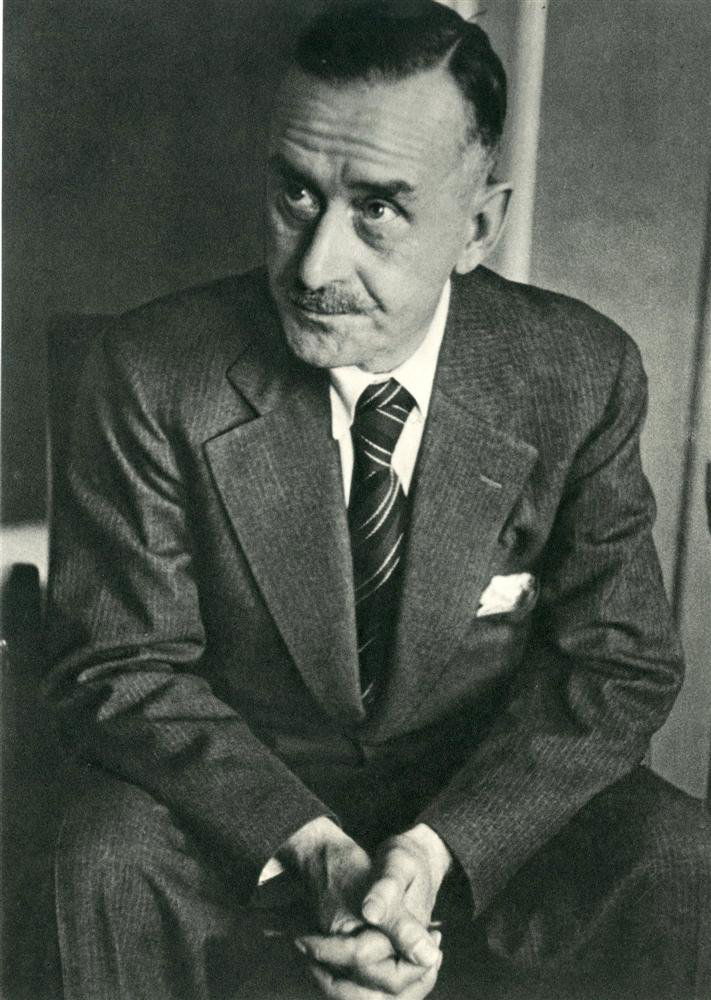 ROBERT DISRAELI - Original vintage photogravure: Robert Disraeli (American, 1905-1988). "Thomas Mann". Original vintage photogravure. c1936. Printed 1936. From "The Saturday Review of Literature". Image size: 8 1/2 x 6 in. (216 x 152 mm). [26643] {R