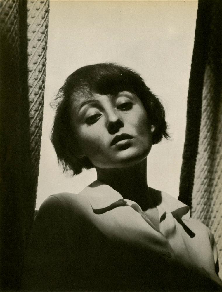 GEORGE HURRELL - Original vintage photoengraving: George Hurrell (American, 1904 - 1992). "Luise Rainer". Original vintage photoengraving. c1936. Printed 1937. Very good condition. Image size: 10 5/8 x 8 1/4 in. (270 x 210 mm). [25900] {R100}