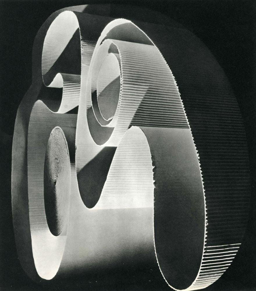 HERBERT LIST - Original vintage photogravure: Herbert List (German, 1903-1974). "Kartonrollen Wallen". Original vintage photogravure. c1937. Printed 1937. Image size: 9 7/16 x 8 3/8 in. (240 x 213 mm). [23891] {R100}