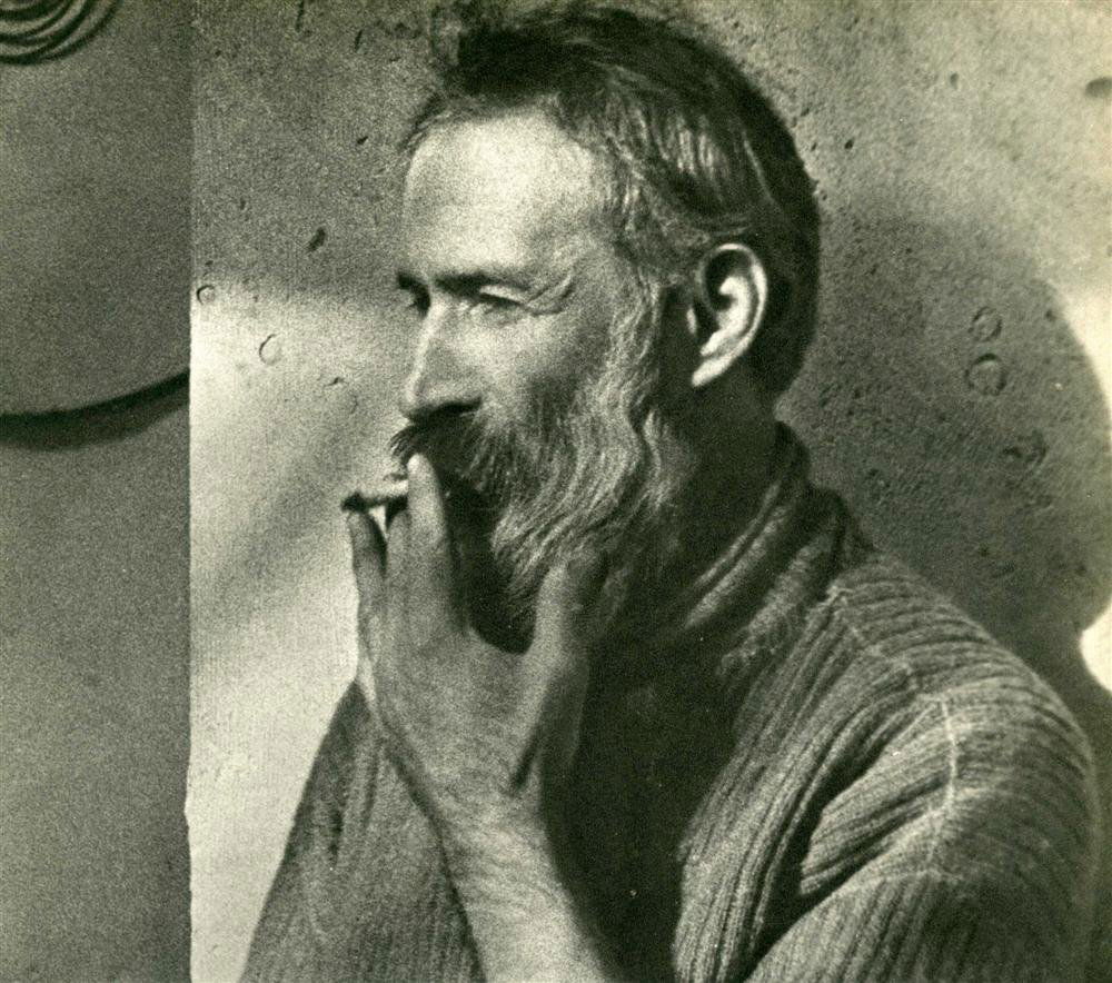 MAN RAY - Original vintage photogravure: Man Ray (American, 1890 - 1976). "Constantin Brancusi". Original vintage photogravure. 1930. Printed 1934. See: www.manraytrust.com, pg.20. Image copyright © ADAGP/BNF - Artists Rights Society (ARS),