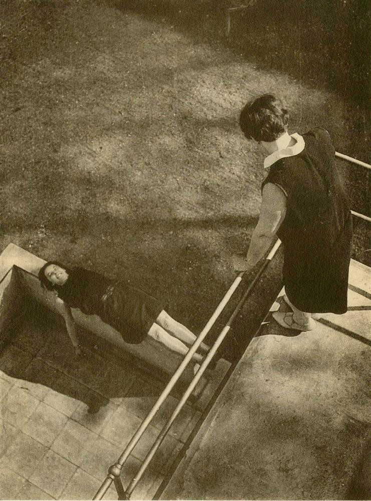 LASZLO MOHOLY-NAGY - Original vintage photogravur: Laszlo Moholy-Nagy (Hungarian, 1895 - 1946). "Perspective". Original vintage photogravure. c1929. Printed 1929. Image size: 6 13/16 x 5 1/16 in. (173 x 129 mm). [24901] {R100}