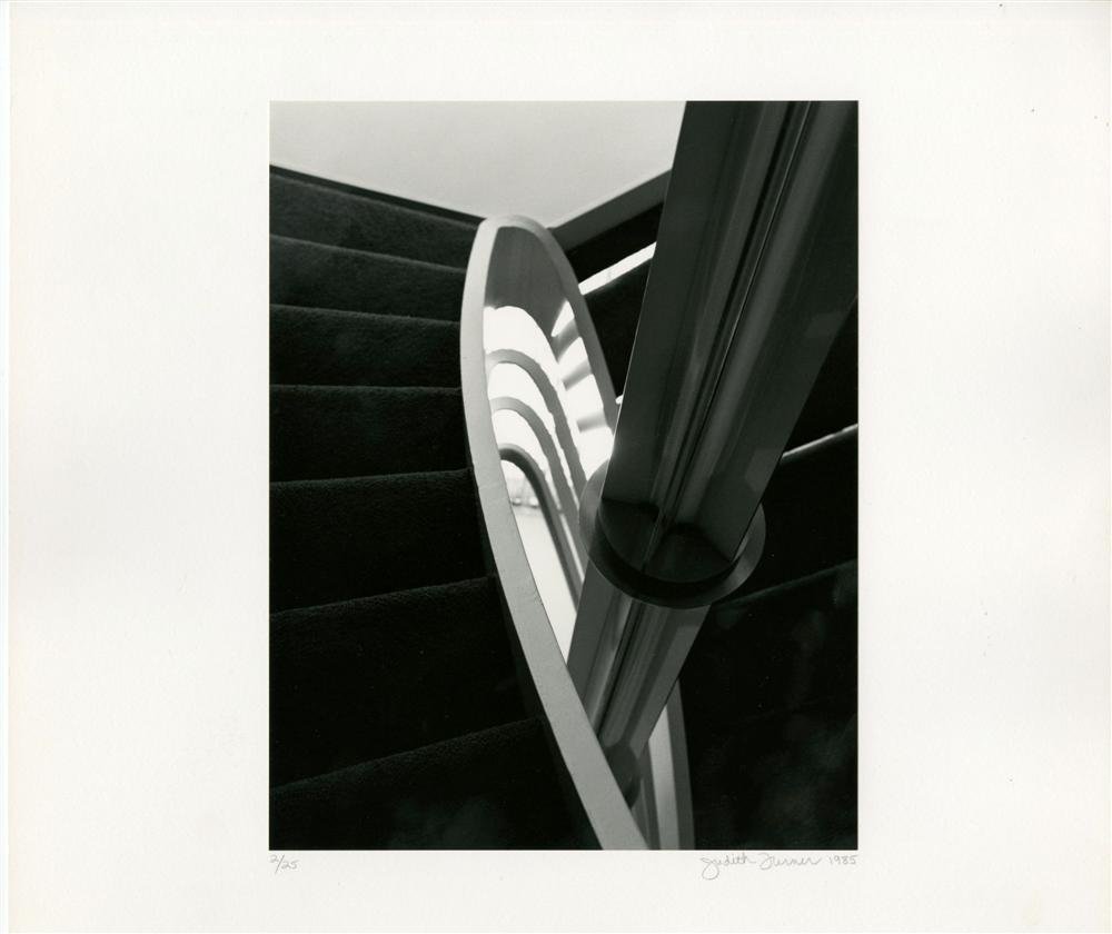 JUDITH TURNER - Vintage gelatin silver print: Judith Turner (American, 20th/21st Centuries). "Private Residence, San Francisco (#2)". Vintage gelatin silver print. 1985. Printed 1985. Signed, dated, and numbered in pencil on the mount, recto; sta