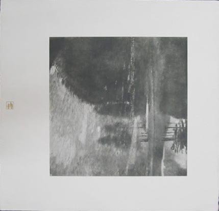 GUSTAV KLIMT - Original color collotype, printed i: Gustav Klimt (Austrian, 1862 - 1918). "Stiller Weiher [Silent Pond] [From: Das Werk Gustav Klimts]". Original color collotype, printed in green ink. 1912. Printed 1912-1914. Signed in the image, lower