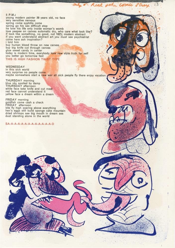 PIERRE ALECHINSKY - Color lithograph