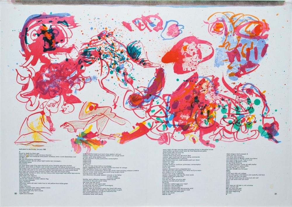 PIERRE ALECHINSKY - Color lithograph