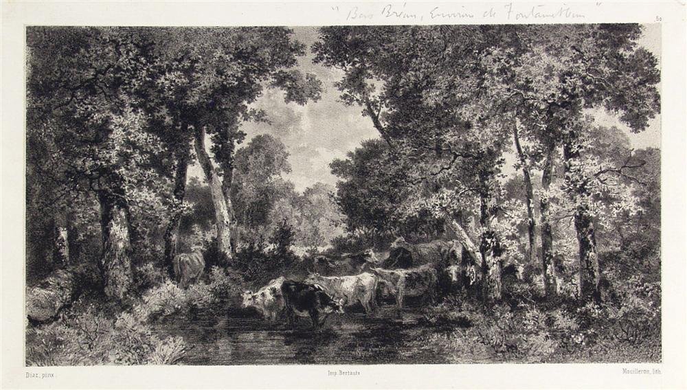 NARCISSE VIRGILE DE LA PENA DIAZ - Etching