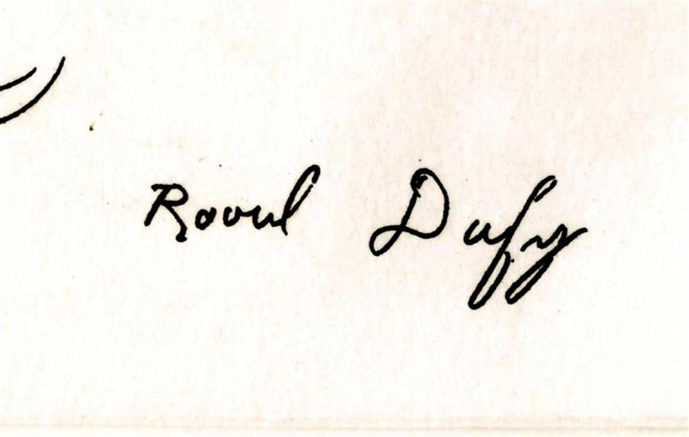 RAOUL DUFY - Etching - 3