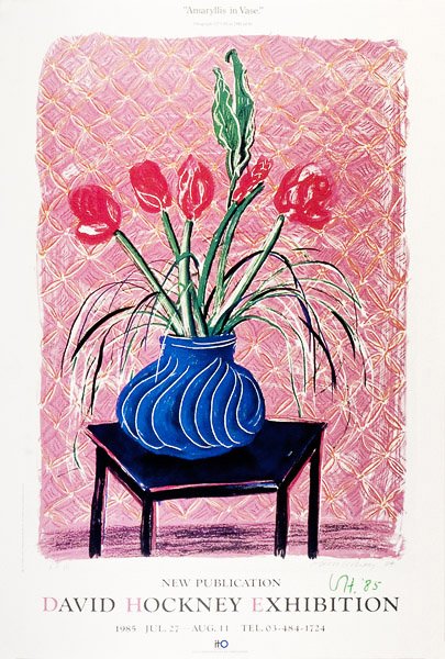 DAVID HOCKNEY - Color offset lithograph poster