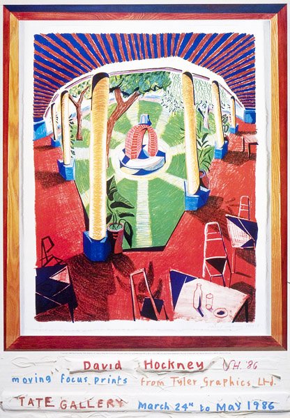 DAVID HOCKNEY - Color offset lithograph poster